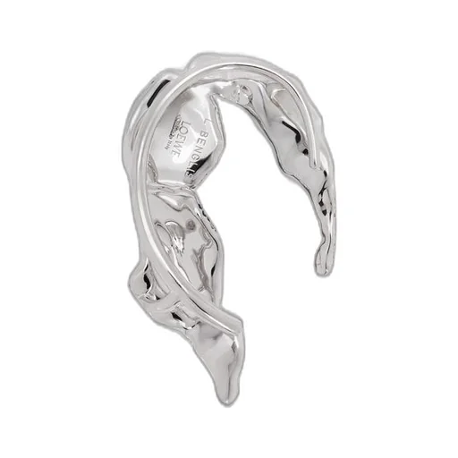 Glitter Fragment ear cuff in sterling silver and crystals