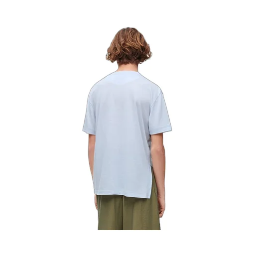 Asymmetric T-shirt in cotton blend