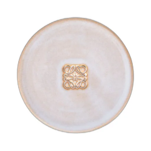 Small tassel box in ceramic and calfskin