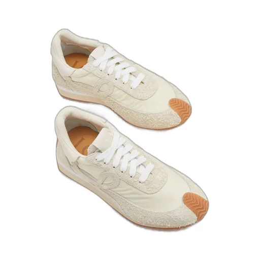 Flow Runner in nylon and brushed suede