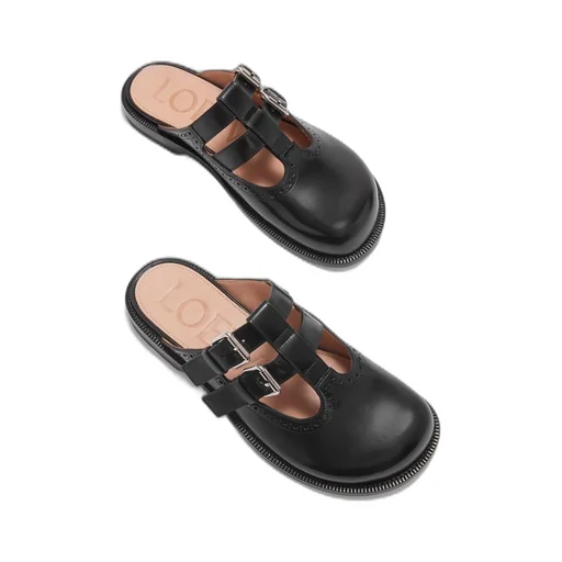 Campo Mary Jane mule in calfskin