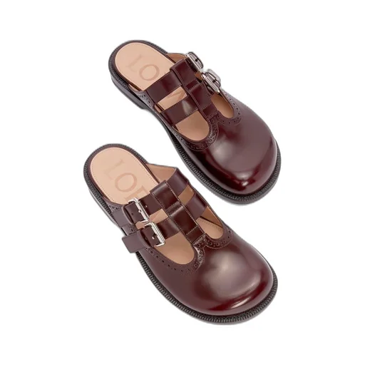 Campo Mary Jane mule in calfskin