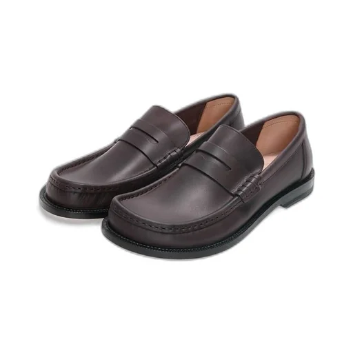 Campo loafer in waxed calfskin