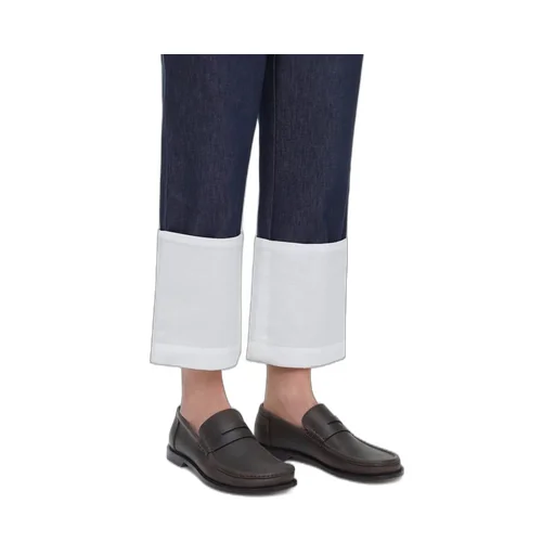 Campo loafer in waxed calfskin