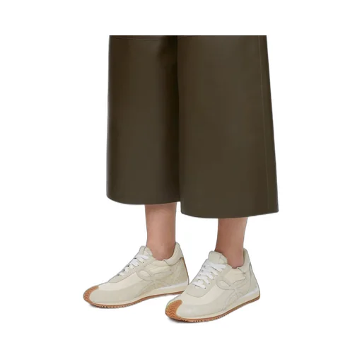 Flow Runner in nylon and brushed suede