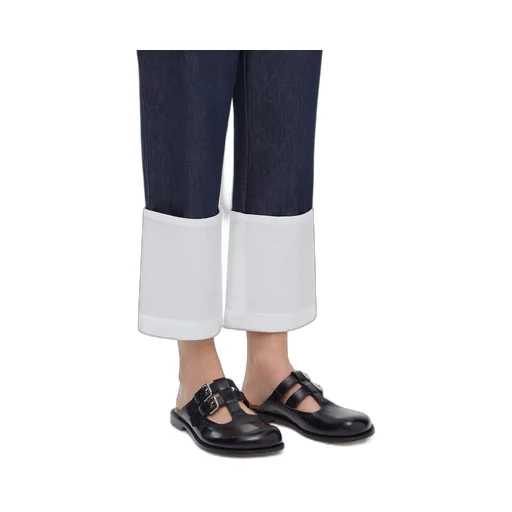 Campo Mary Jane mule in calfskin