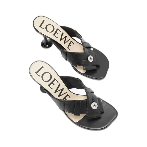 Toy Panta toe post heel sandal in lambskin