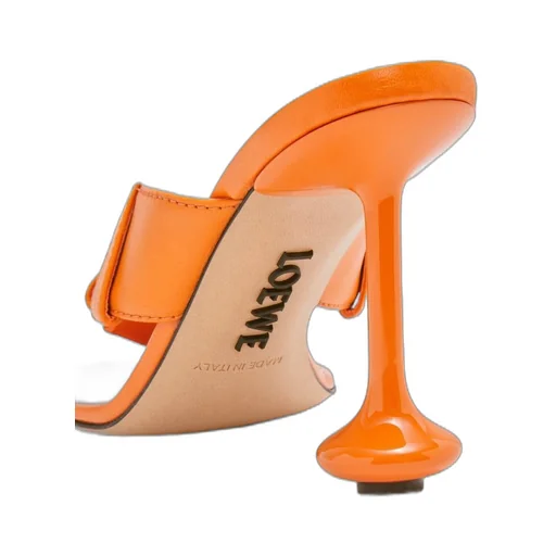 Toy Panta toe post heel sandal in lambskin