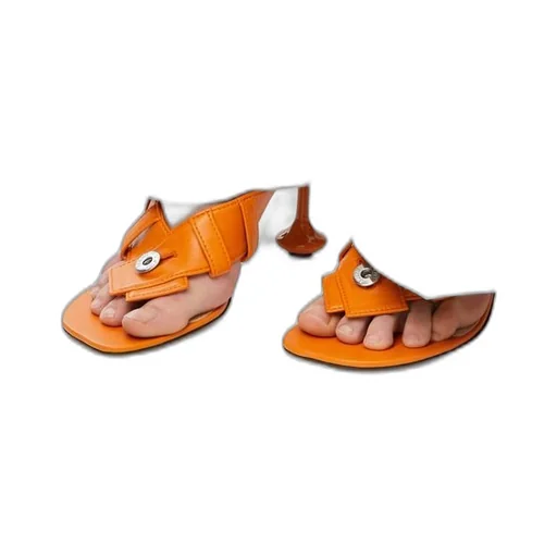 Toy Panta toe post heel sandal in lambskin