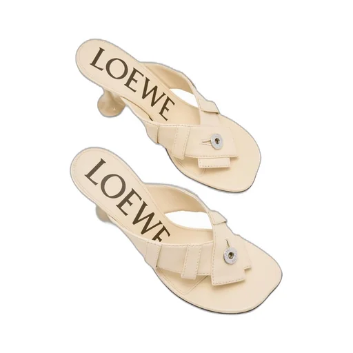 Toy Panta toe post heel sandal in lambskin