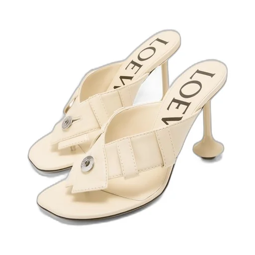 Toy Panta toe post heel sandal in lambskin