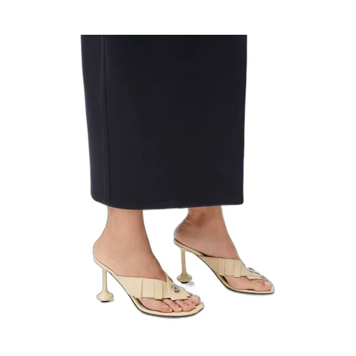 Toy Panta toe post heel sandal in lambskin