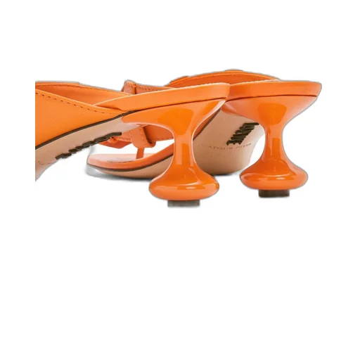 Toy Panta toe post heel sandal in lambskin