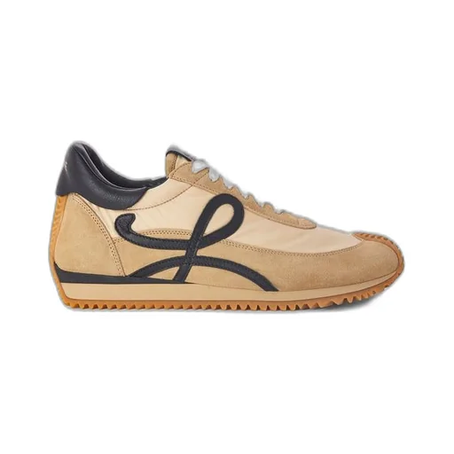 Flow Runner in nylon and suede