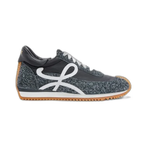 Flow Runner in nylon and brushed suede