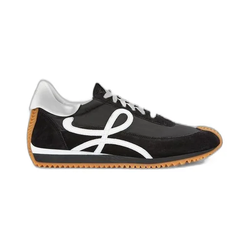 Flow Runner in nylon and suede