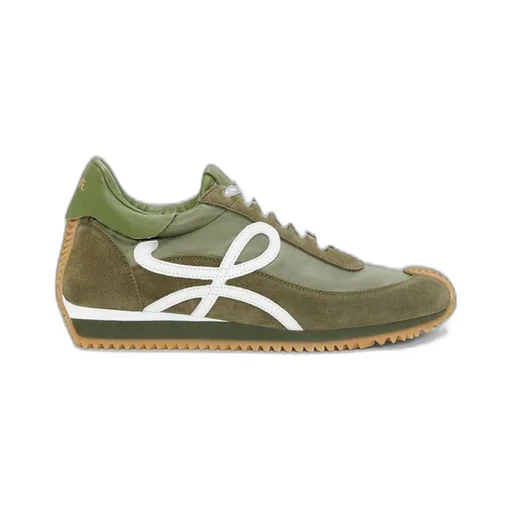 Flow Runner in nylon and suede