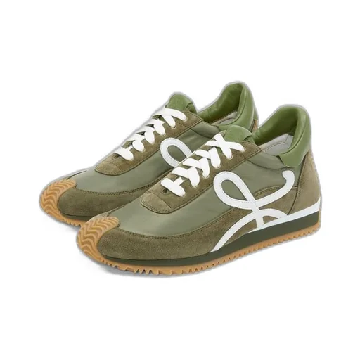 Flow Runner in nylon and suede