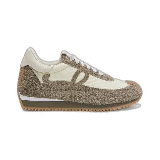 Flow Runner in nylon and suede