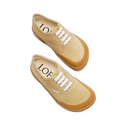 Terra Vulca lace-up sneaker in suede