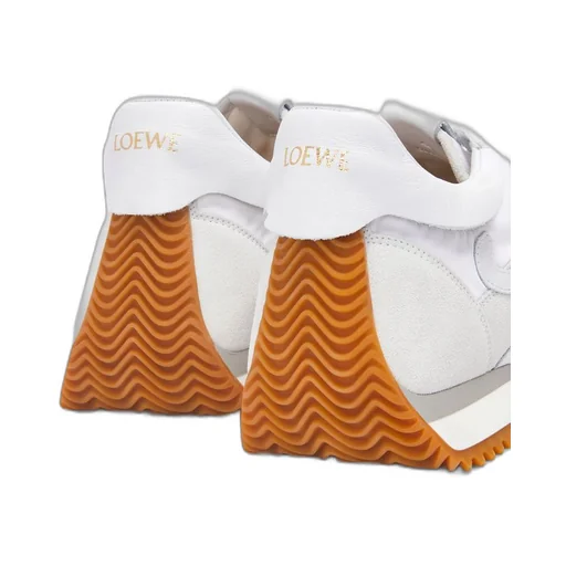 Flow Runner in nylon and suede