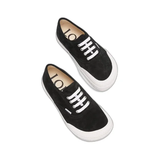 Terra Vulca lace-up sneaker in suede