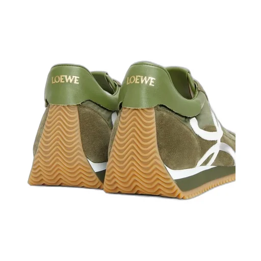 Flow Runner in nylon and suede