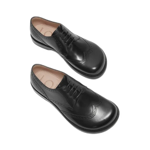 Campo brogue derby in brushed calfskin