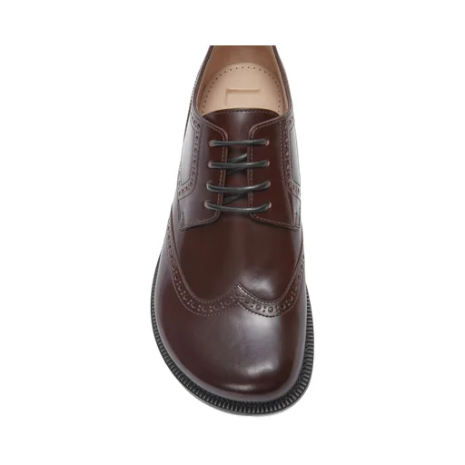 Campo brogue derby in brushed calfskin