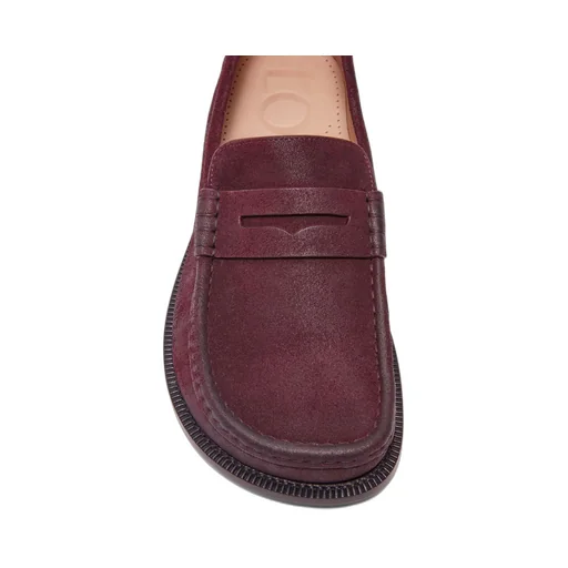 Campo loafer in waxed suede calfskin