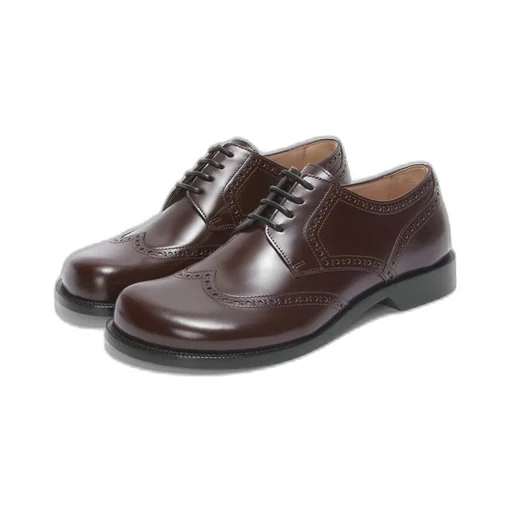 Campo brogue derby in brushed calfskin