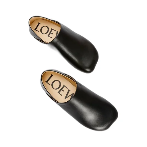 Toy slipper in nappa lambskin