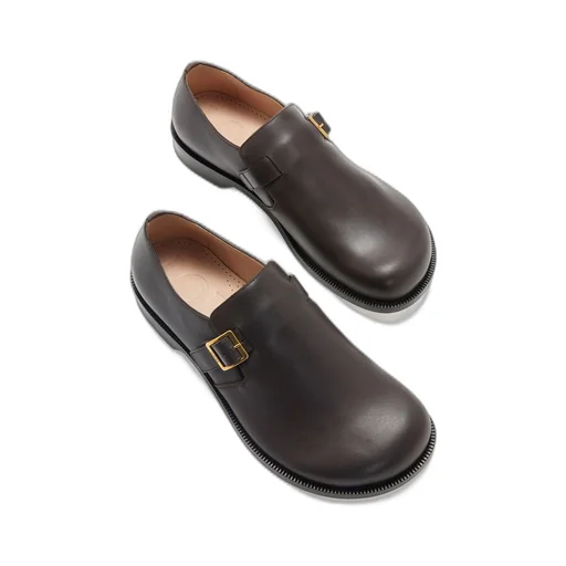 Campo buckle derby in calfskin