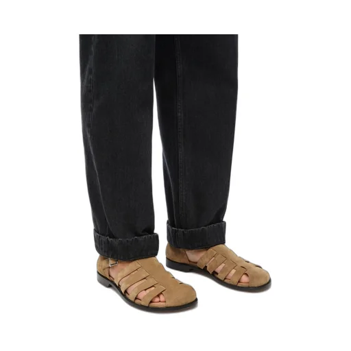 Campo sandal in suede calfskin