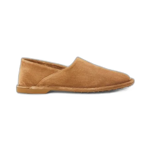Folio slipper in suede calfskin