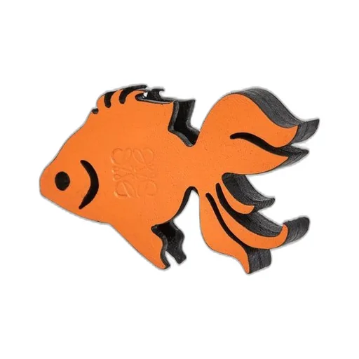 Fish dice in classic calfskin