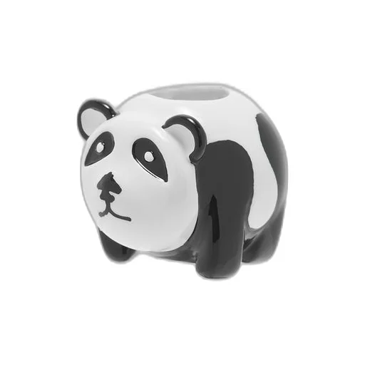 Panda dice in brass