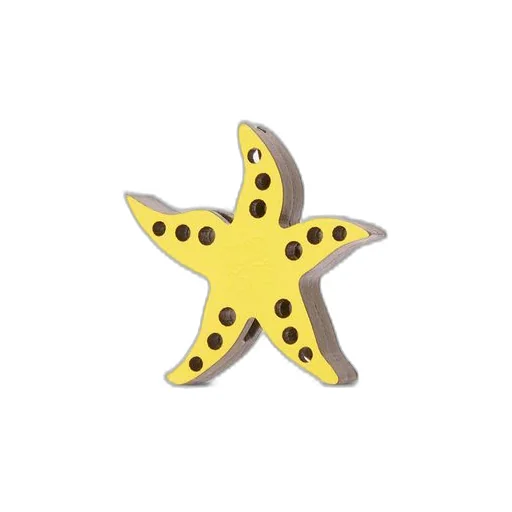 Starfish dice in calfskin