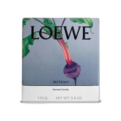 Beetroot candle