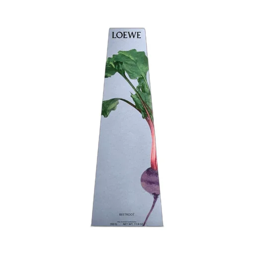 Beetroot wax candleholder