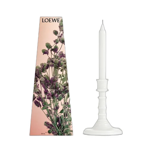 Oregano wax candleholder