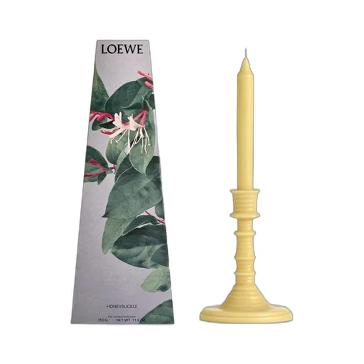Honeysuckle wax candleholder