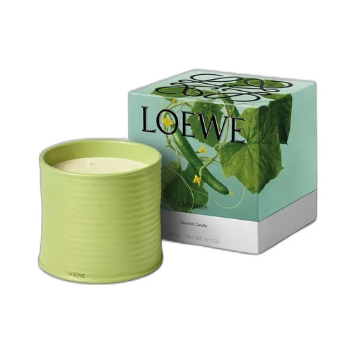 Large cucumber candle