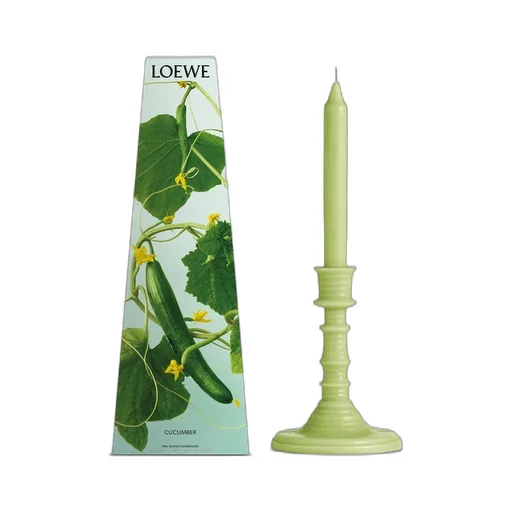 Cucumber wax candleholder