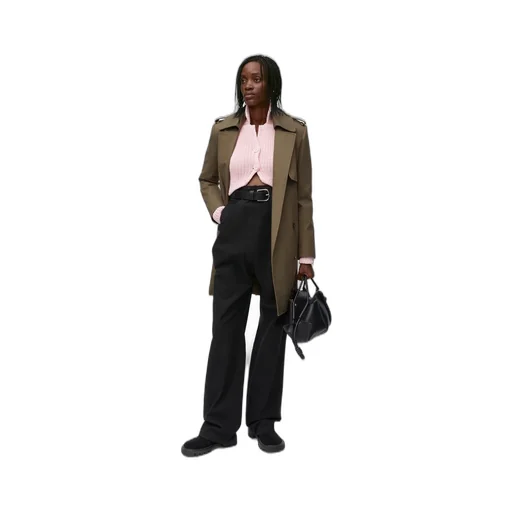 Trench coat in cotton