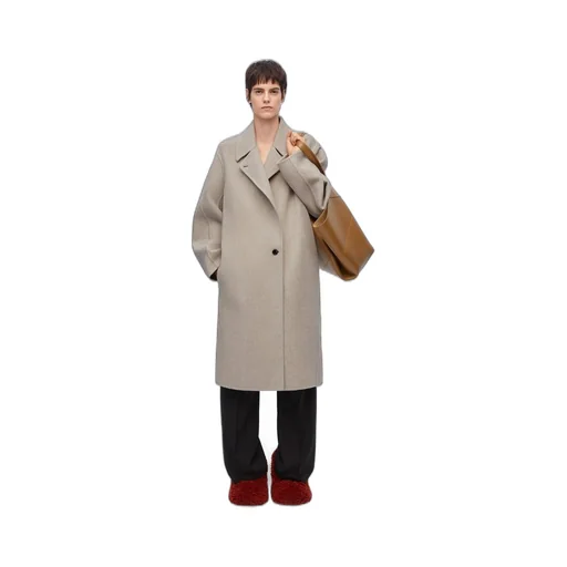 Coat in wool and cashmere