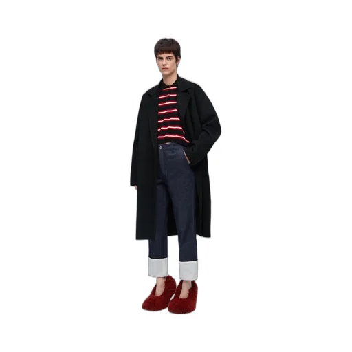 Coat in wool and cashmere