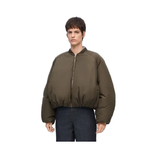 Padded bomber jacket in nylon