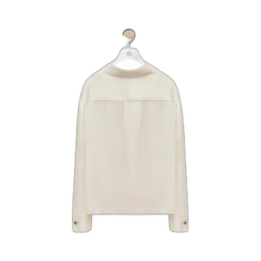 Pyjama blouse in silk