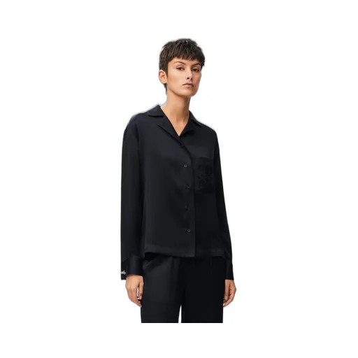 Pyjama blouse in silk